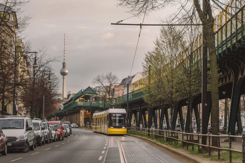 tram and ubahn in berlin