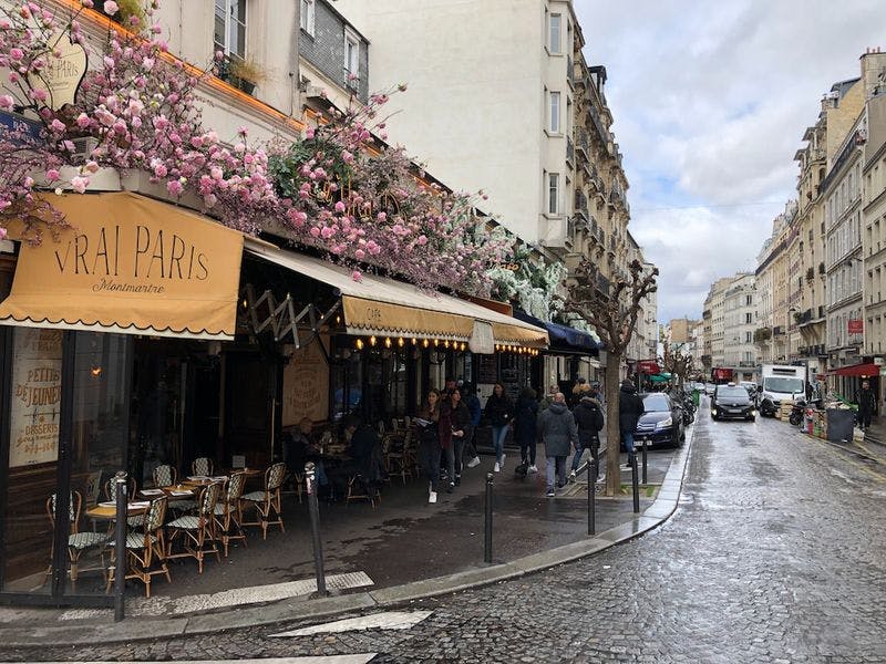 street corner in paris