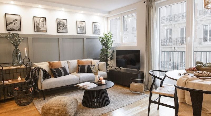 Living room in a Paris apartment